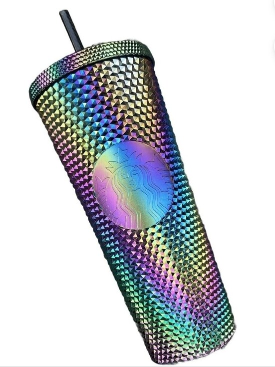 Starbucks Other - Starbucks Limited Edition 2023 Oil Slick/Rainbow Studded Tumbler NEW